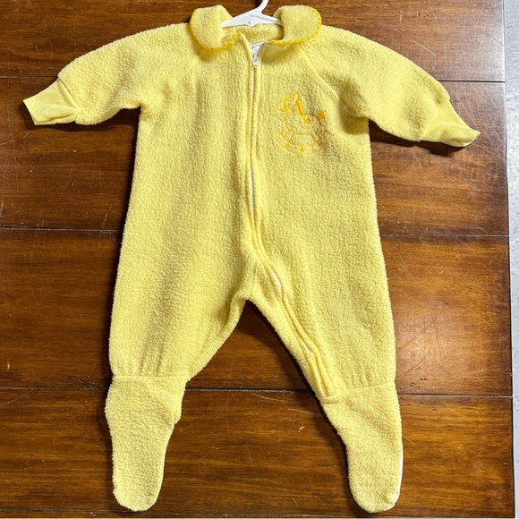Royal Heir Yellow Infant Footsie Sleeper One Piece - Picture 10 of 10